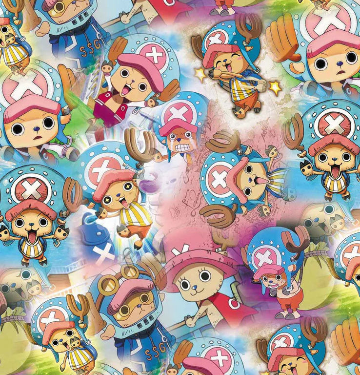 Anime Pirate Polycotton Fabric - Half Yard (18” x 55”) 14421