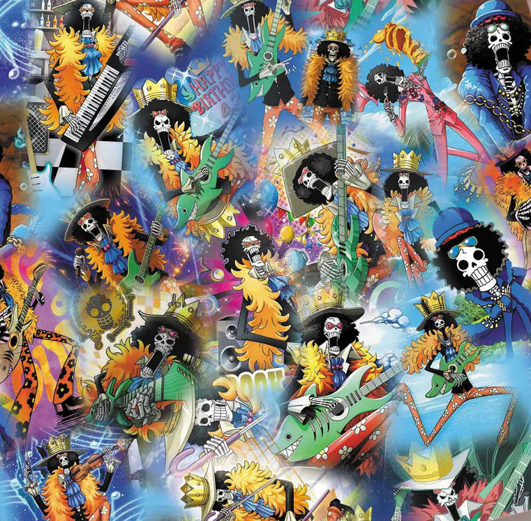 Anime Pirate Polycotton Fabric - Half Yard (18” x 55”) 14425