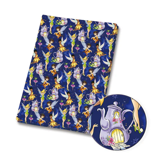 Fairy Friends Polycotton Fabric - Half Yard (18” x 55”) 3636