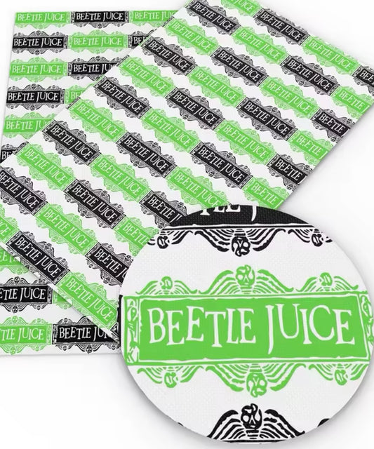 Beetlejuice polyCotton Fabric Half Yard (18” x 55”)