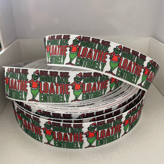 Grinch Grosgrain Ribbon