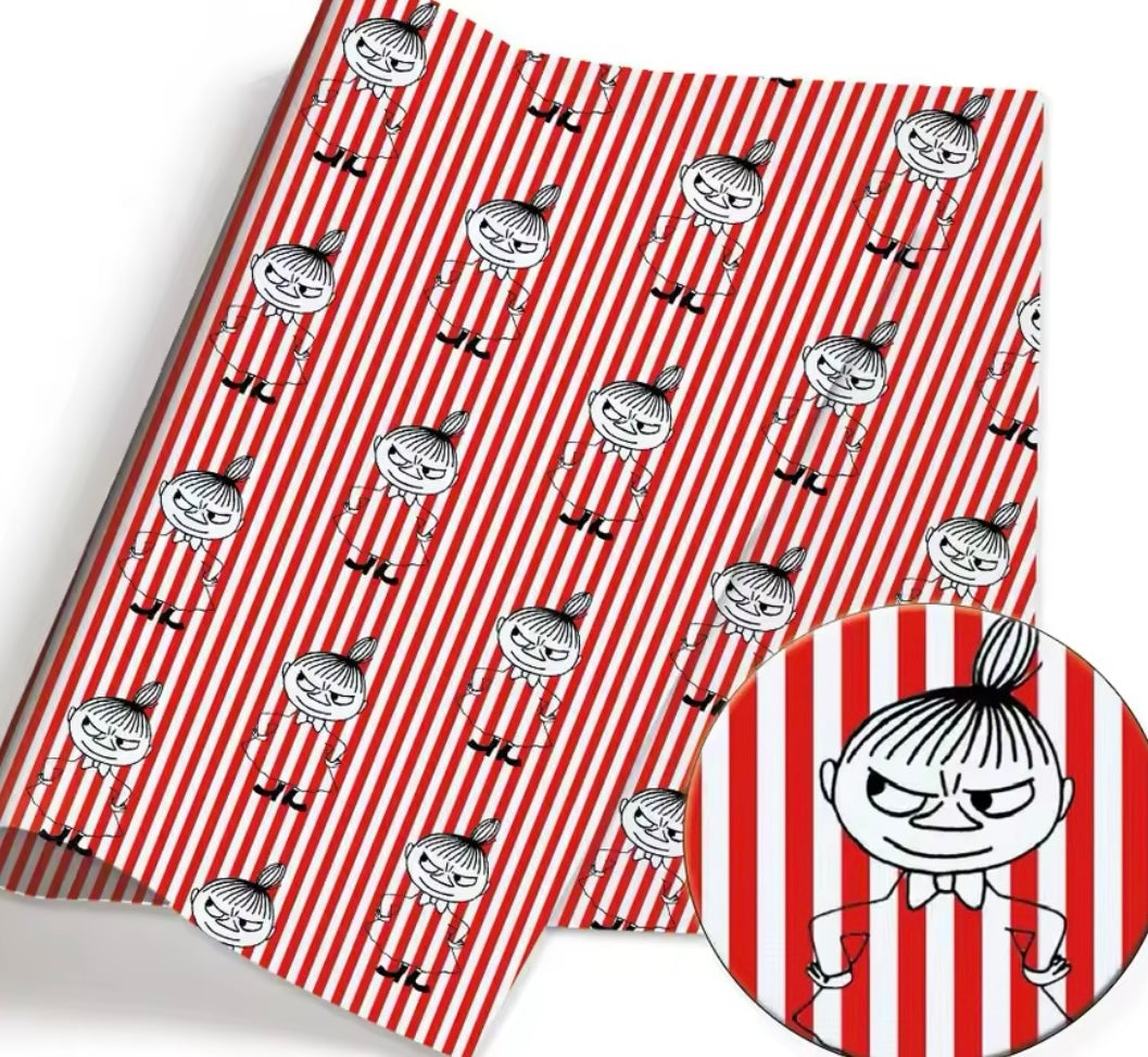 Little My PolyCotton Fabric Half Yard (18” x 55”)