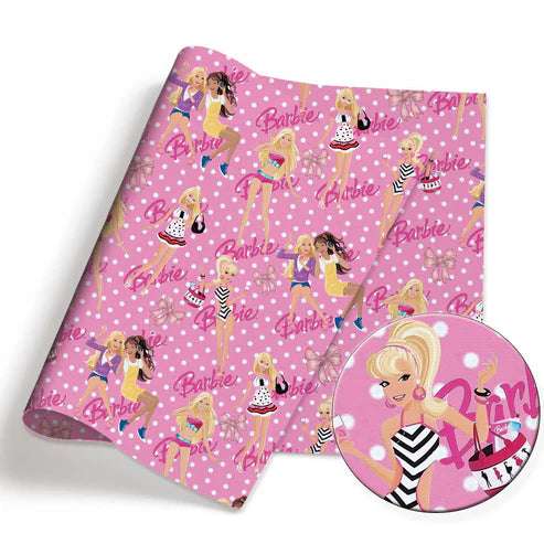 Dreamhouse doll Polycotton Fabric - Half Yard (18” x 55”) 90519