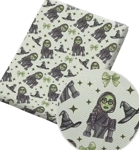 Wicked Elphaba PolyCotton Fabric Half Yard (18” x 55”)