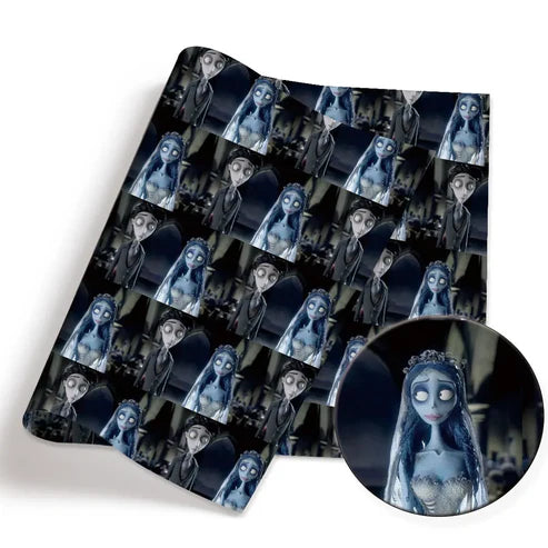 Gothic Romance Girl Polycotton Fabric - Half Yard (18” x 55”) 83080