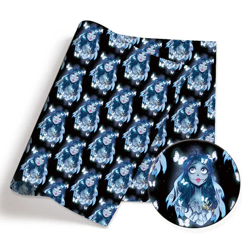 Gothic Romance Girl Polycotton Fabric - Half Yard (18” x 55”) 83082