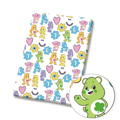 Bear Friends Polycotton Fabric - Half Yard (18” x 55”) 7103