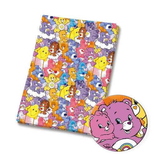 Bear Friends Polycotton Fabric - Half Yard (18” x 55”) 9886