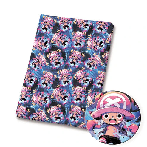 Anime Pirate Polycotton Fabric - Half Yard (18” x 55”) 12723