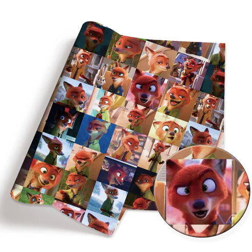 Animal City Adventures Polycotton Fabric - Half Yard (18” x 55”) 48901