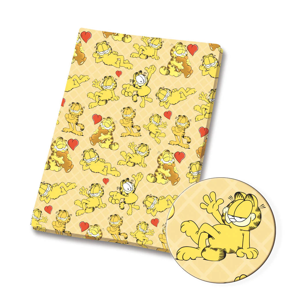 Garfield retro cat cartoon polyCotton Fabric Half Yard (18” x 55”) 3101