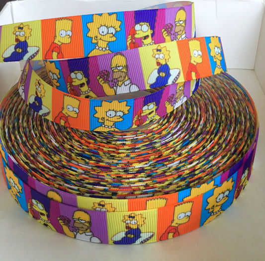 Simpsons Grosgrain Ribbon