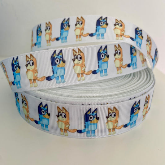 Bluey and Bingo Grosgrain Ribbon