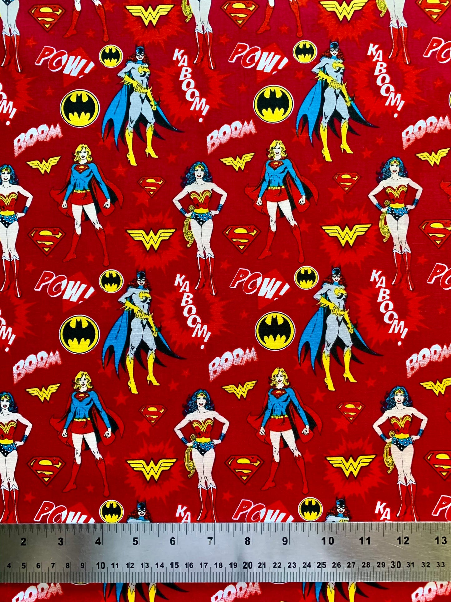 Wonder Woman and friends Fabric