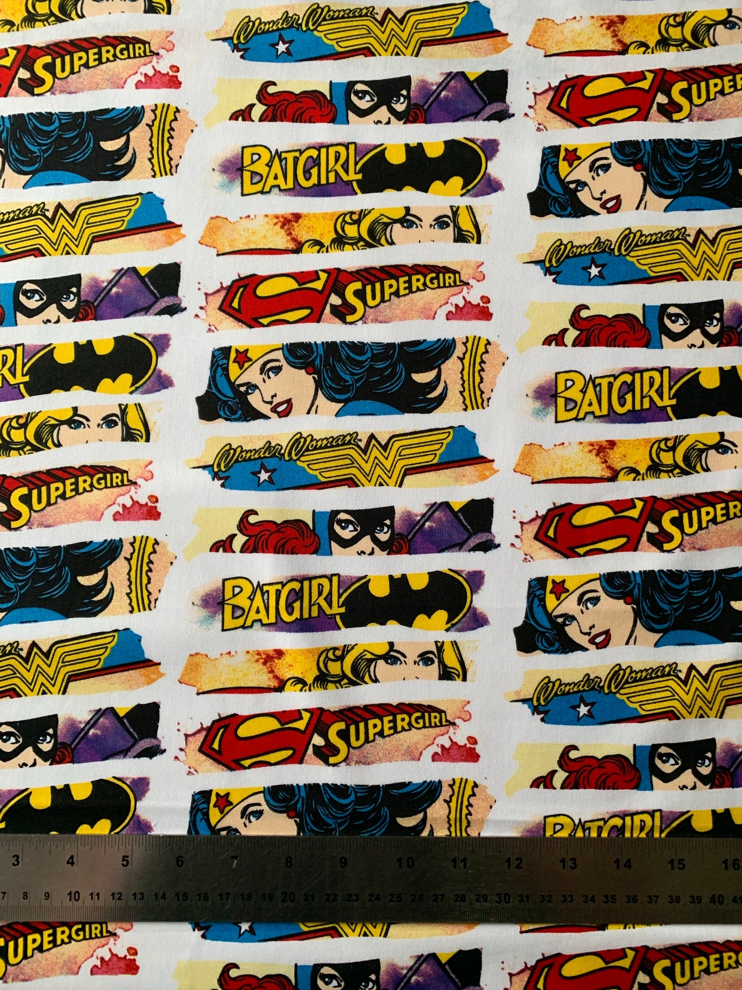Wonder Woman and friends Fabric
