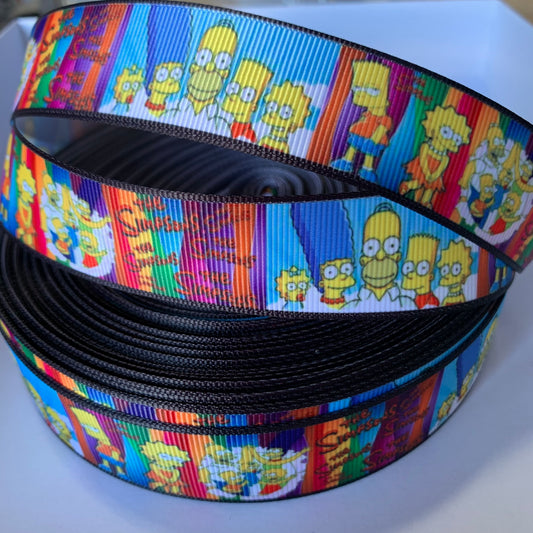 Simpsons Grosgrain Ribbon