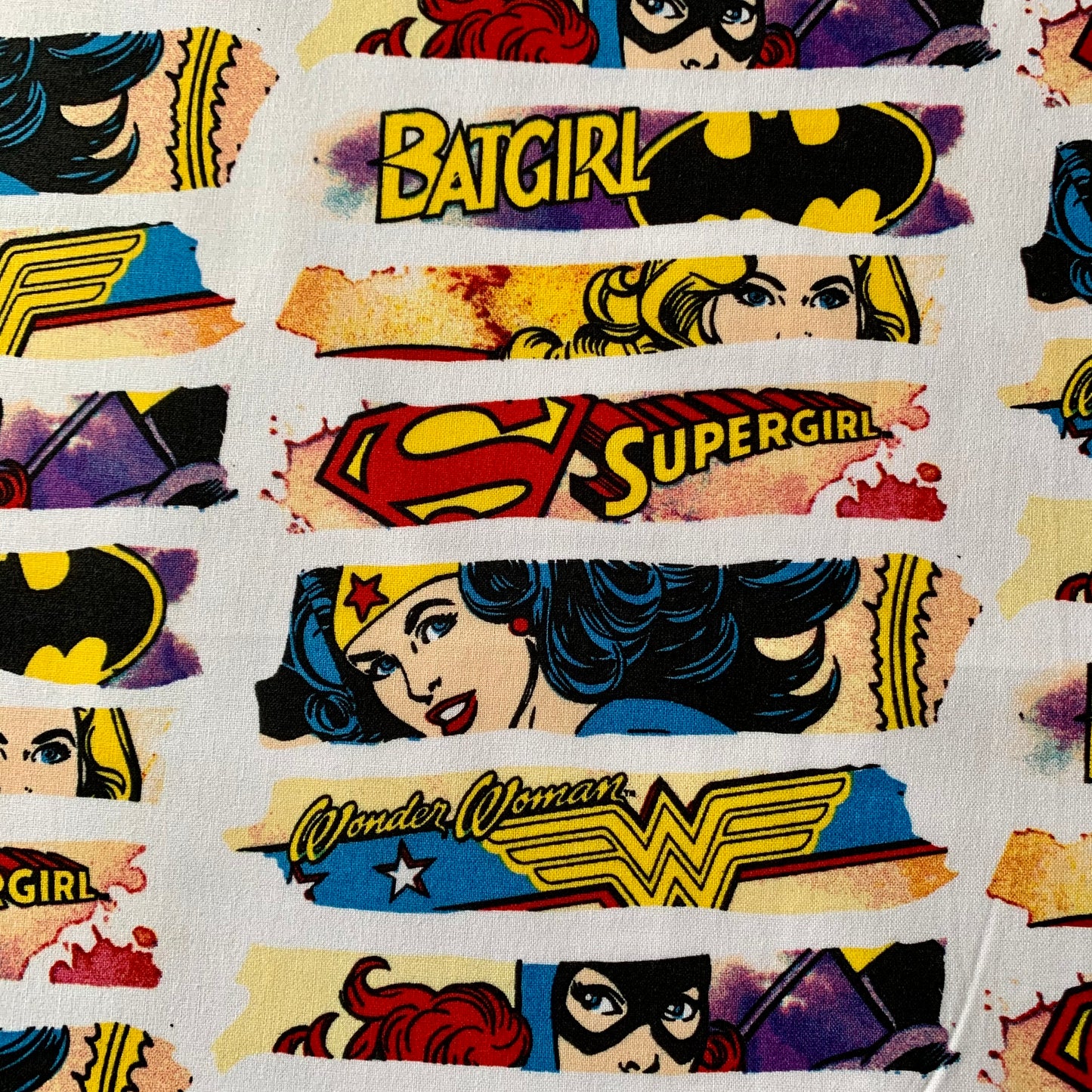 Wonder Woman and friends Fabric