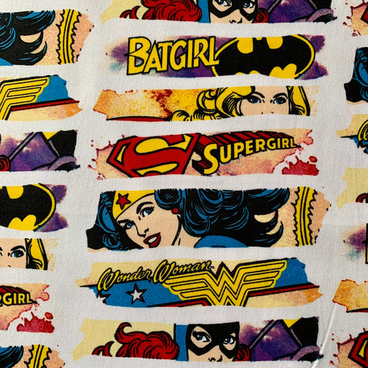 Wonder Woman and friends Fabric
