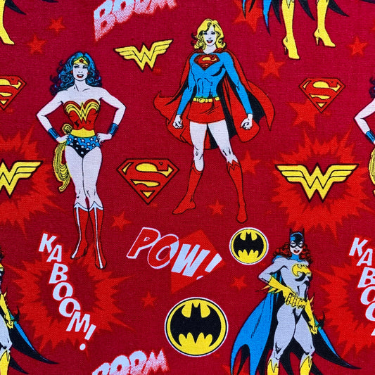 Wonder Woman and friends Fabric