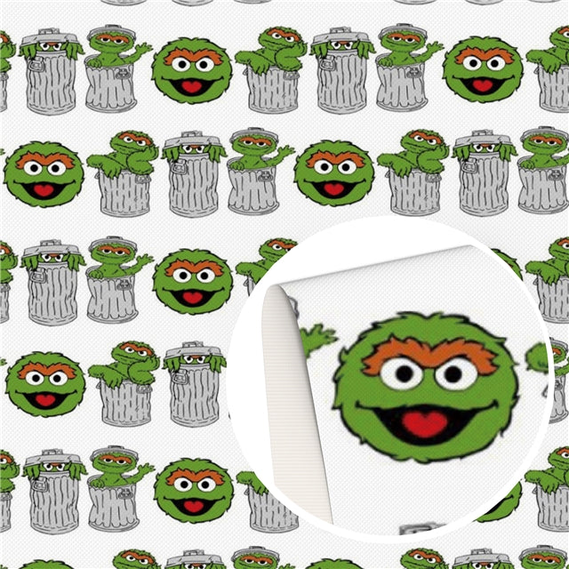 Furry Puppet Characters Polycotton Fabric - Half Yard (18” x 55”) 1138980