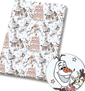 Olaf polyCotton Fabric Half Yard (18” x 55”)