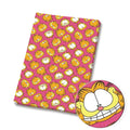 Retro Orange Cartoon Cat Polycotton Fabric - Half Yard (18” x 55”) 5467