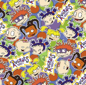 Rugrats polyCotton Fabric Half Yard (18” x 55”)