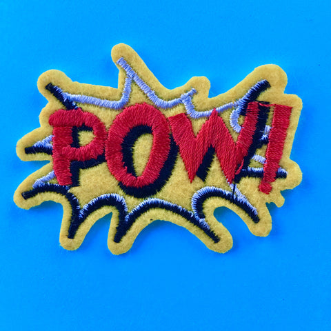 Pow Embroidered Patch