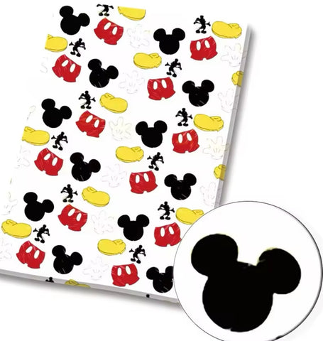 Mickey Mouse Polycotton Fabric Half Yard (18” x 50”)