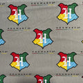 Harry Potter Hogwarts Cotton Fabric - Half Yard (18” x 55”)