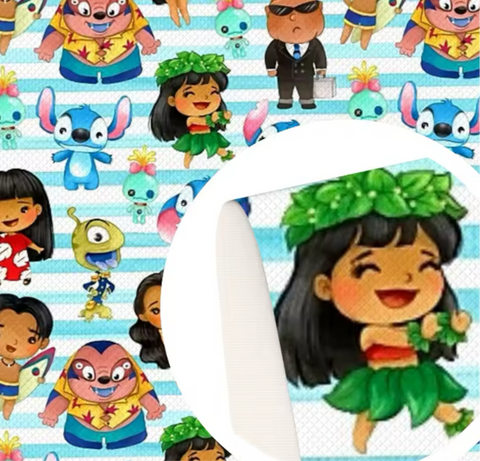 Lilo and Stitch polyCotton Fabric Half Yard (18” x 55”)