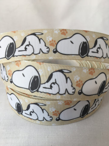 Snoopy Grosgrain Ribbon