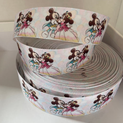 Mickey and Minnie Grosgrain Ribbon