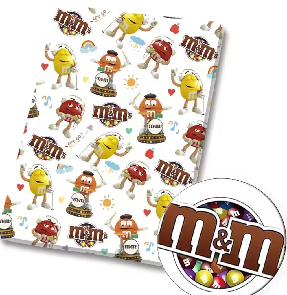 M & M's polyCotton Fabric Half Yard (18” x 55”)