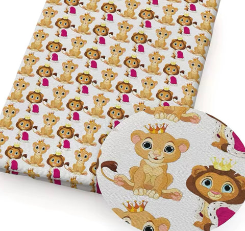 Lion King Polycotton Fabric Half Yard (18” x 50”)