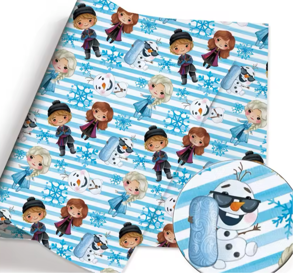 Frozen polyCotton Fabric Half Yard (18” x 55”)