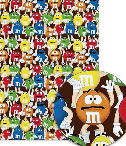 M & M's polyCotton Fabric Half Yard (18” x 55”)