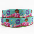 Cartoon Girl Doctor Grosgrain Ribbon 1051029