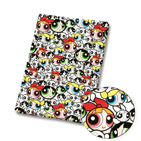 Super Girl Trio Adventures Polycotton Fabric - Half Yard (18” x 55”) 81156