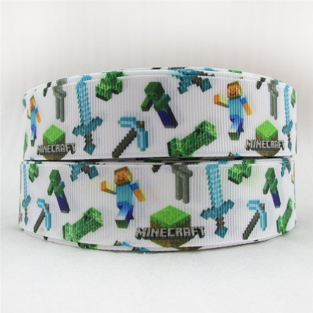 Pixel-block Game Grosgrain Ribbon 1045739py)