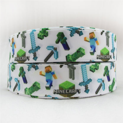 Pixel-block Game Grosgrain Ribbon 1045739py)