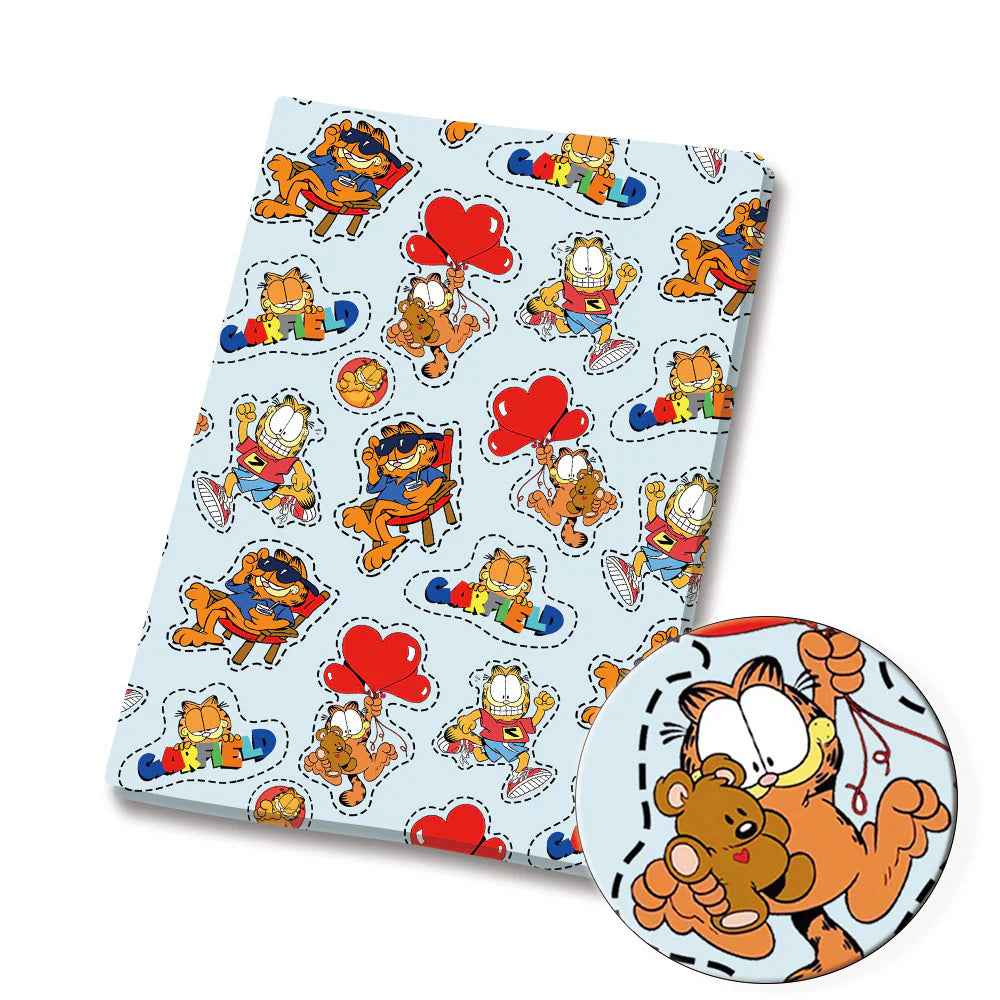 Garfield retro cat cartoon polyCotton Fabric Half Yard (18” x 55”) 90457