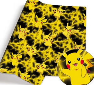 Pikachu polyCotton Fabric Half Yard (18” x 55”)