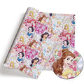 Princess Friends Polycotton Fabric - Half Yard (18” x 55”) 1258