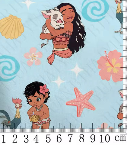 Moana polyCotton Fabric Half Yard (18” x 55”)