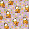 Retro 1980s Garfield Cartoon cat polyCotton Fabric - Half Yard (18” x 55”) 10373