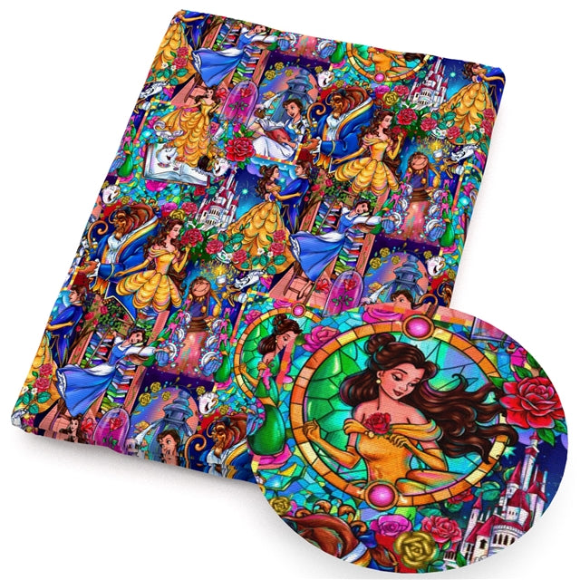 Enchanted Castle Princess Polycotton Fabric - Half Yard (18” x 55”) 12861617