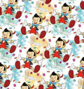 Disney Pinocchio Jiminy Cricket Character Polycotton Fabric - Half Yard (18” x 55”) 80111