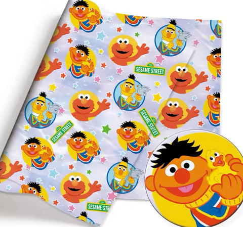 Sesame Street polyCotton Fabric Half Yard (18” x 55”)