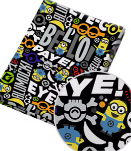 Minions polyCotton Fabric Half Yard (18” x 55”)
